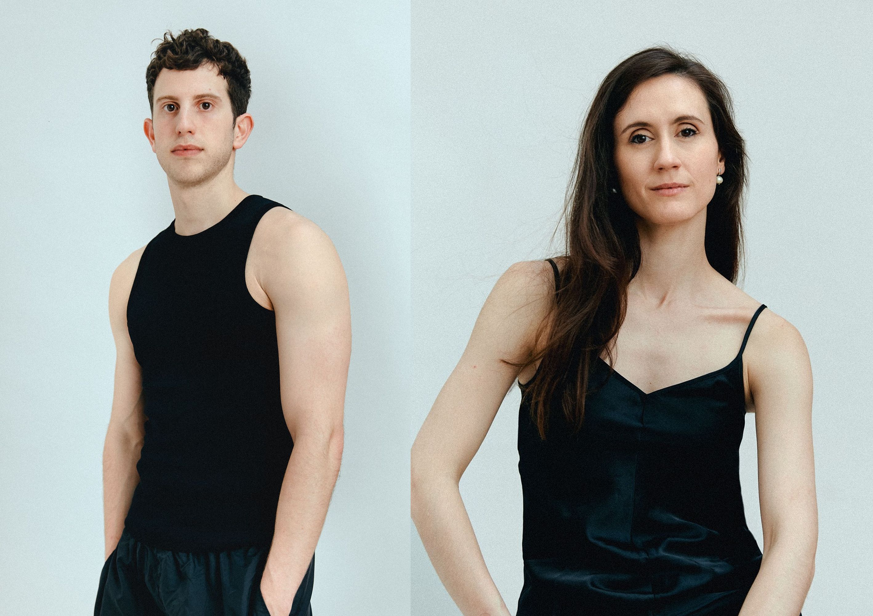 Ein männlicher und eine weibliche Tänzerin, Headshots