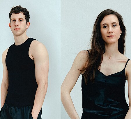 Ein männlicher und eine weibliche Tänzerin, Headshots